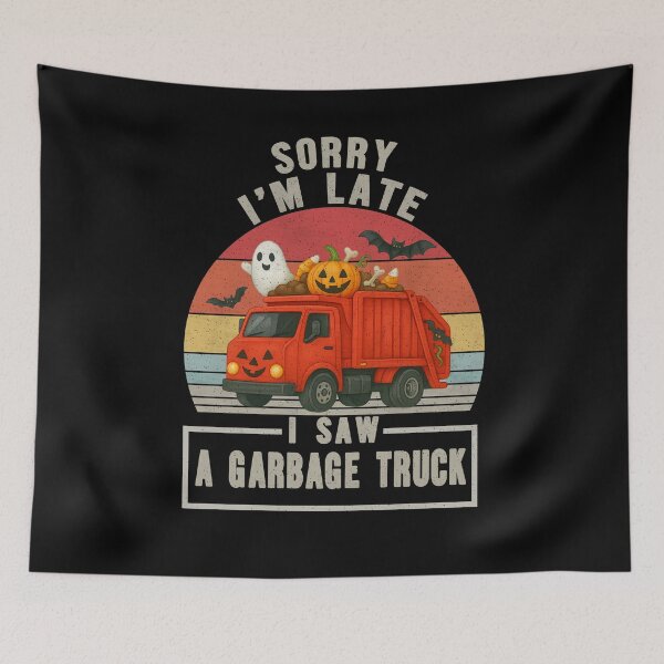 Item preview, Funny Halloween Garbage Truck Shirt designed and sold by LashondaGreen89.