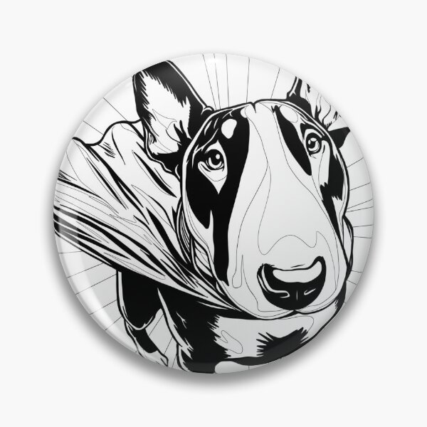 Item preview, Superdog Bull Terrier designed and sold by WildLakePatterns.