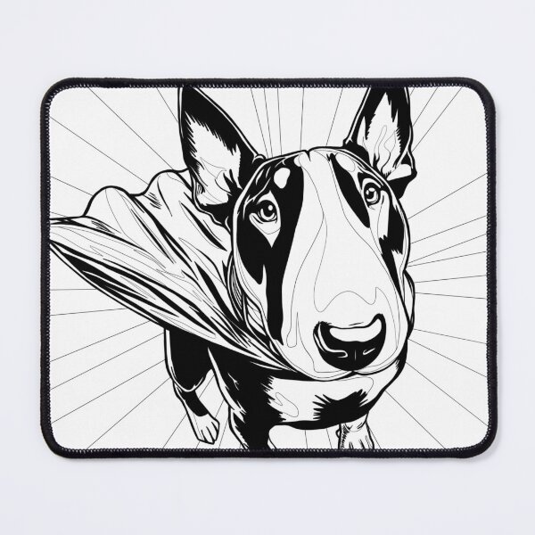 Item preview, Superdog Bull Terrier designed and sold by WildLakePatterns.