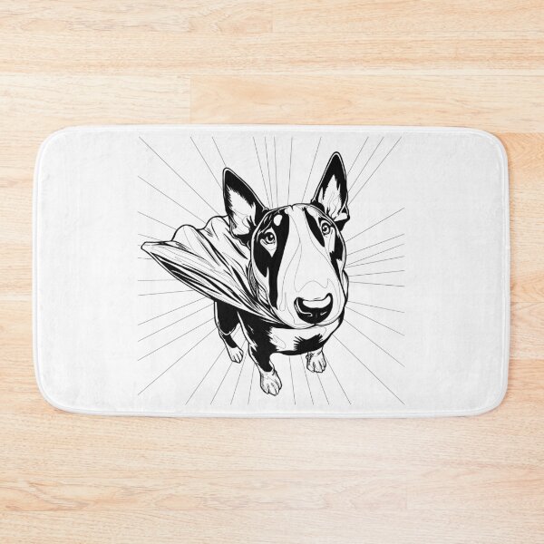 Item preview, Superdog Bull Terrier designed and sold by WildLakePatterns.