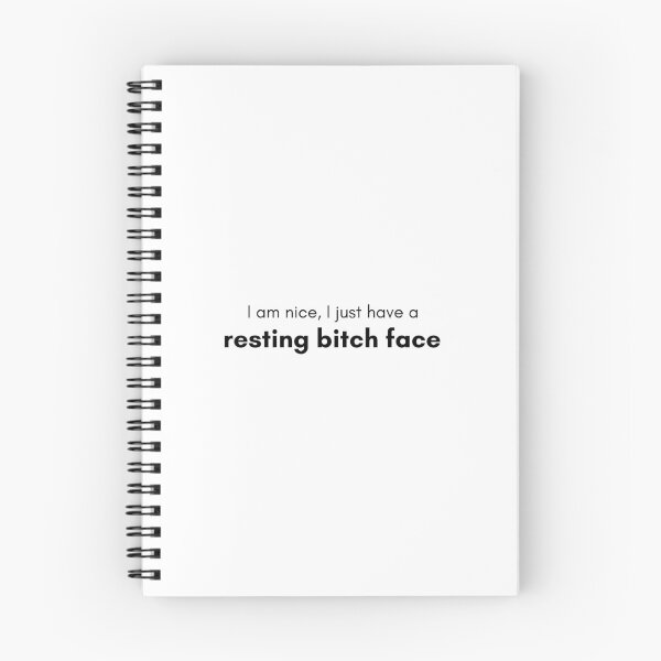 Item preview, I am nice, I just have a resting bitch face designed and sold by Crealice.