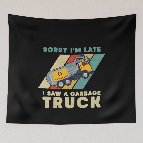 Item preview, Retro Garbage Truck Recycling Shirt designed and sold by LashondaGreen89.