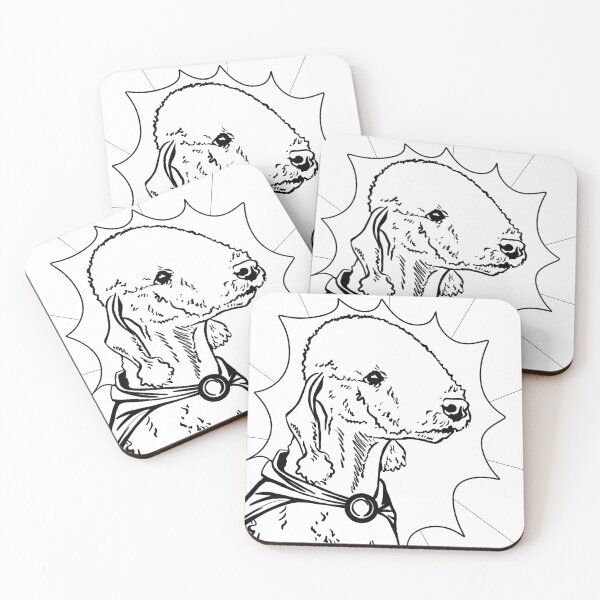 Item preview, Superdog Bedlington Terrier designed and sold by WildLakePatterns.