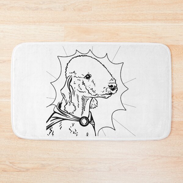 Item preview, Superdog Bedlington Terrier designed and sold by WildLakePatterns.