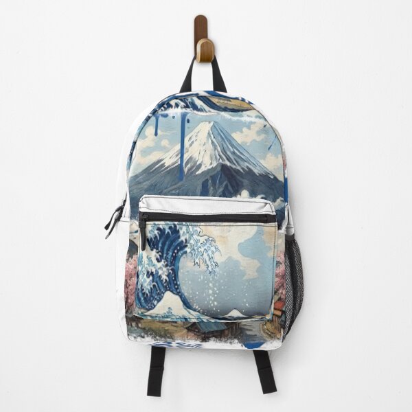 Item preview, Ocean Drift Japanese Wave Art Hokusai Inspired Design designed and sold by Evan-Tees.