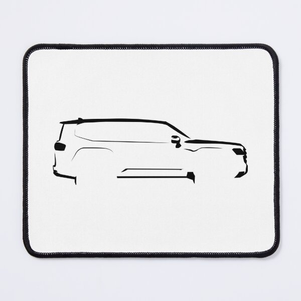 Item preview, Land Cruiser 300 Sahara ZX Minimalist Silhouette (Black) designed and sold by FearnCreative.