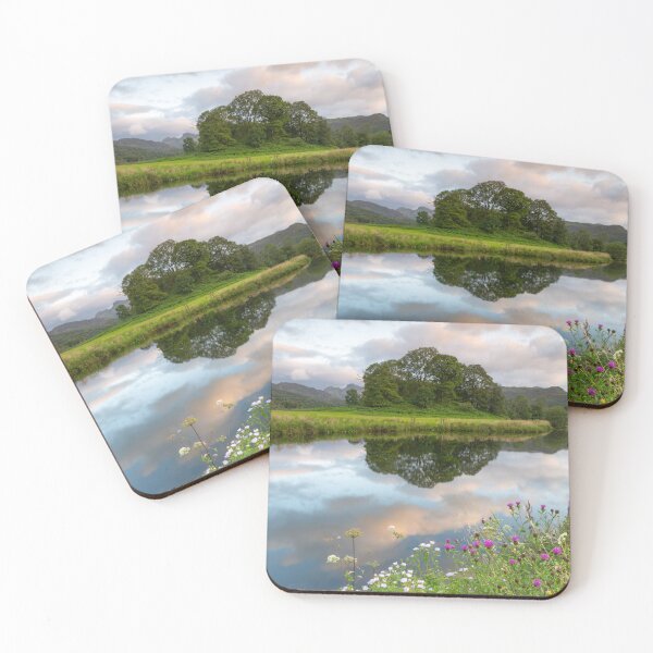 Item preview, Summer morning on the River Brathay designed and sold by AnitaNicholson.