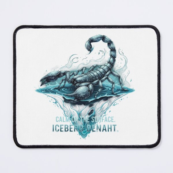 Item preview, Calm on the Surface, Iceberg Beneath - Icy Scorpio Depth Art designed and sold by VandalMuse.