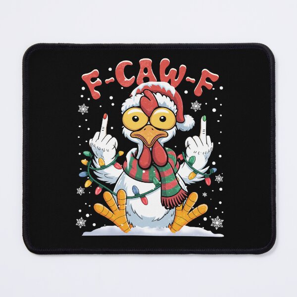Item preview, F-Caw-F-Chicken Christmas  designed and sold by BlightedArt.