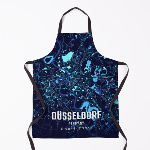 Item preview, Düsseldorf Midnight City Map designed and sold by HomeLivingCo.