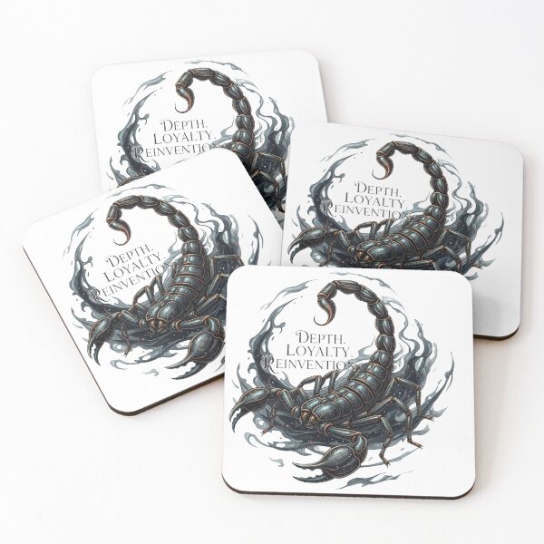 Item preview, Depth. Loyalty. Reinvention. - Scorpio Zodiac Power Art designed and sold by VandalMuse.