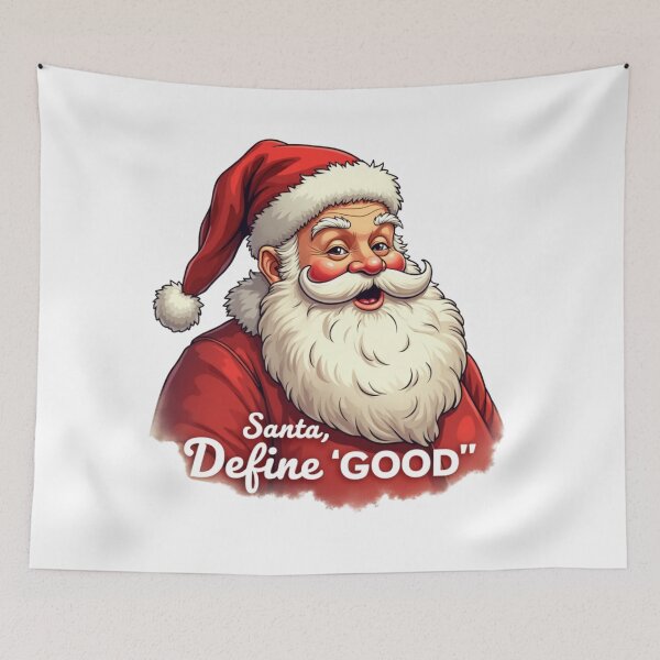 Item preview, Santa Define Good | Confused Santa Humor designed and sold by Katedesignz.