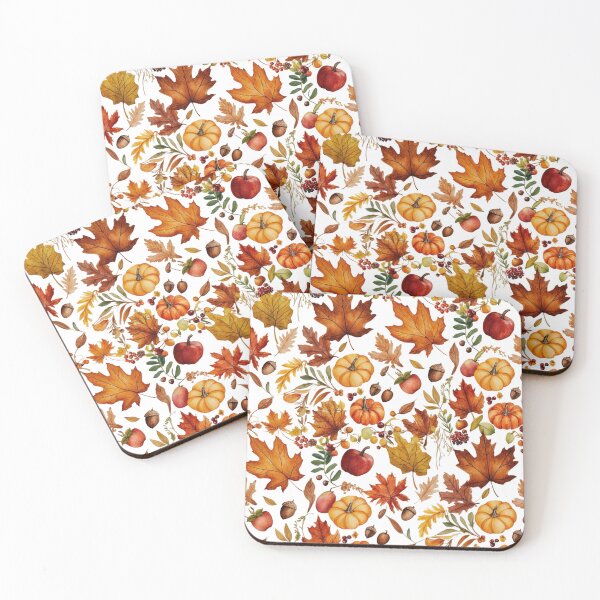 Item preview, Watercolour Autumn Leaves and Fall Season Art designed and sold by NoviaRobert.