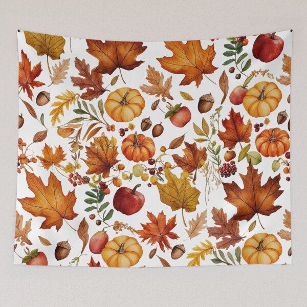 Item preview, Watercolour Autumn Leaves and Fall Season Art designed and sold by NoviaRobert.
