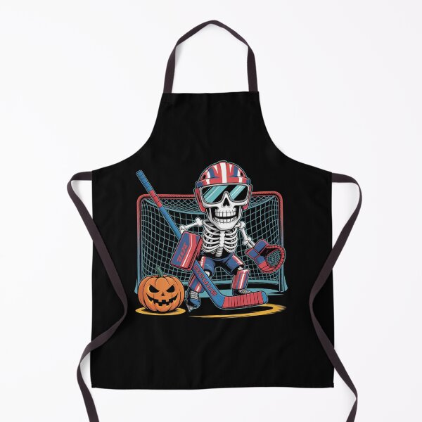 Item preview, Skeleton Hockey Goalie Halloween designed and sold by TorjeARTStore.