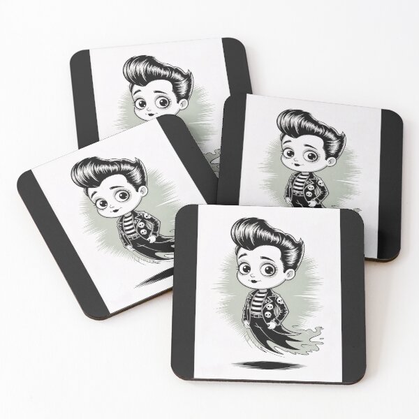 Item preview, Rockabilly kid ghost designed and sold by MetalSatyrShop.