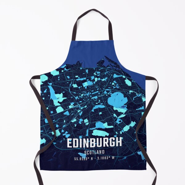 Item preview, Edinburgh Midnight City Map designed and sold by HomeLivingCo.