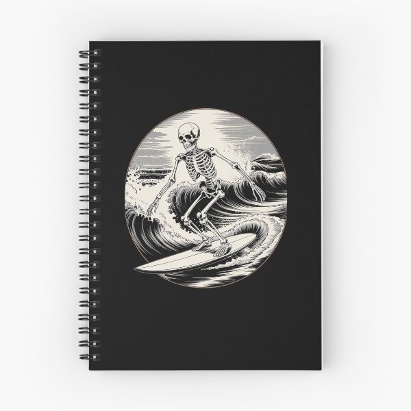 Item preview, Skeleton Surfer Halloween designed and sold by TorjeARTStore.