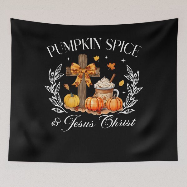Item preview, Jesus Funny Christmas Spice Christ Pumpkin Classic Retro Vintage and designed and sold by JamieFmorriSS.