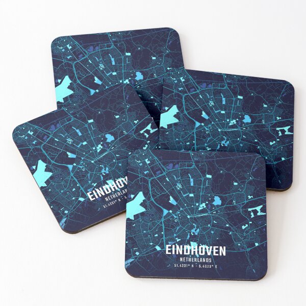 Item preview, Eindhoven Midnight City Map designed and sold by HomeLivingCo.