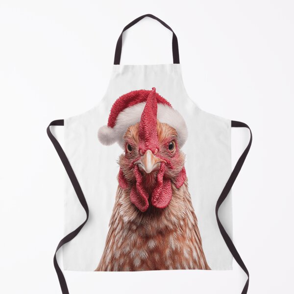 Item preview, Christmas Rooster with Santa Hat designed and sold by LazyOwlStore.