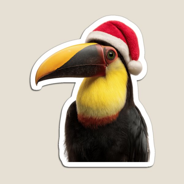 Item preview, Tropical Christmas Toucan bird Portrait designed and sold by LazyOwlStore.
