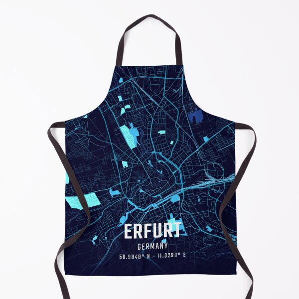 Item preview, Erfurt Midnight City Map designed and sold by HomeLivingCo.