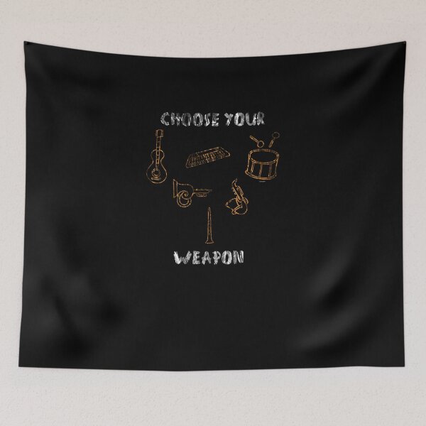 Item preview, Choose Your Weapon Musical Instruments designed and sold by TomGiantDesigns.