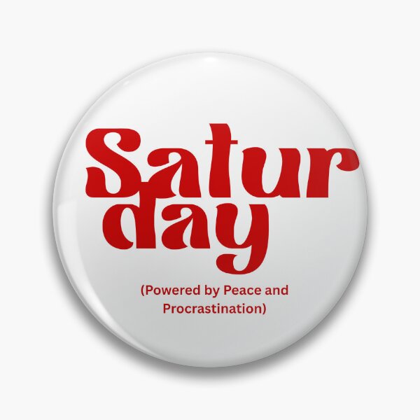 Item preview, Saturday: Powered by Peace and Procrastination designed and sold by NCODesigns.