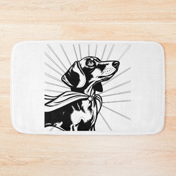 Item preview, Superdog Dachshund designed and sold by WildLakePatterns.