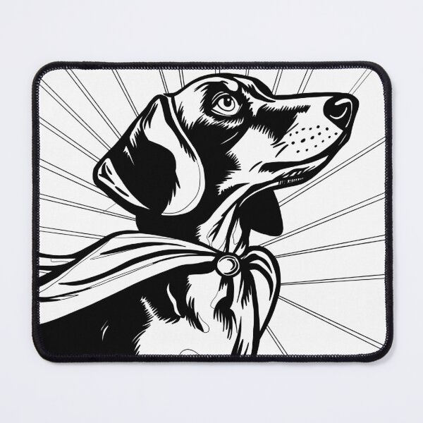 Item preview, Superdog Dachshund designed and sold by WildLakePatterns.