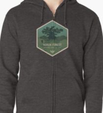 Korok-Nationalpark Hoodie mit Reißverschluss