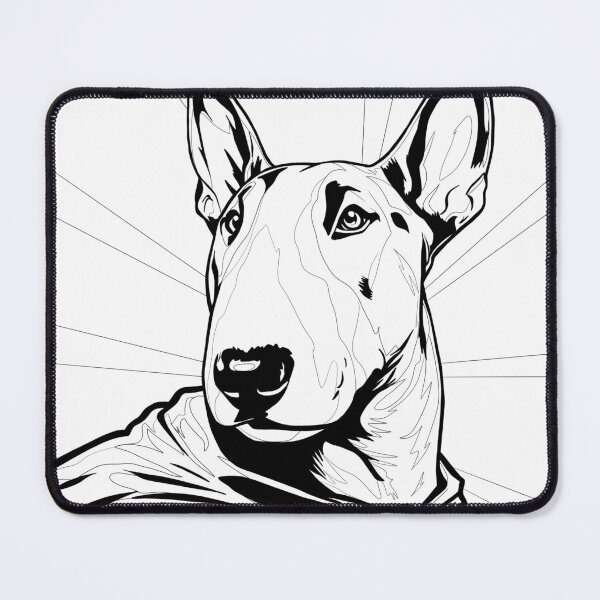 Item preview, Superdog Bull Terrier designed and sold by WildLakePatterns.