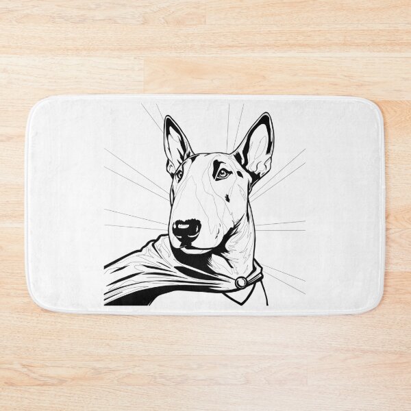 Item preview, Superdog Bull Terrier designed and sold by WildLakePatterns.