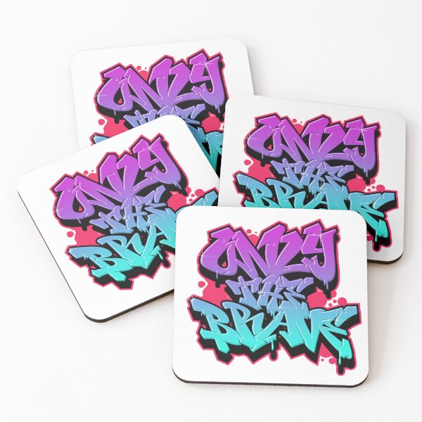 Item preview, Only the Brave Urban Graffiti Street Art designed and sold by ArtLabCreations.