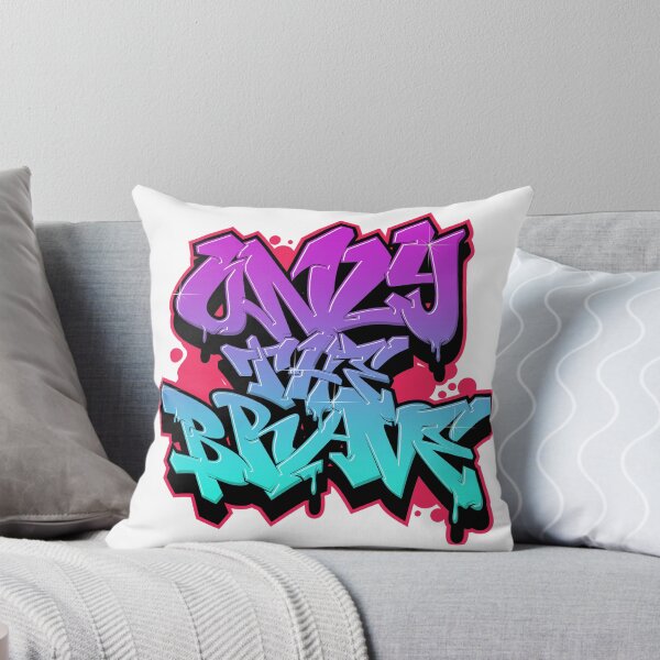 Item preview, Only the Brave Urban Graffiti Street Art designed and sold by ArtLabCreations.