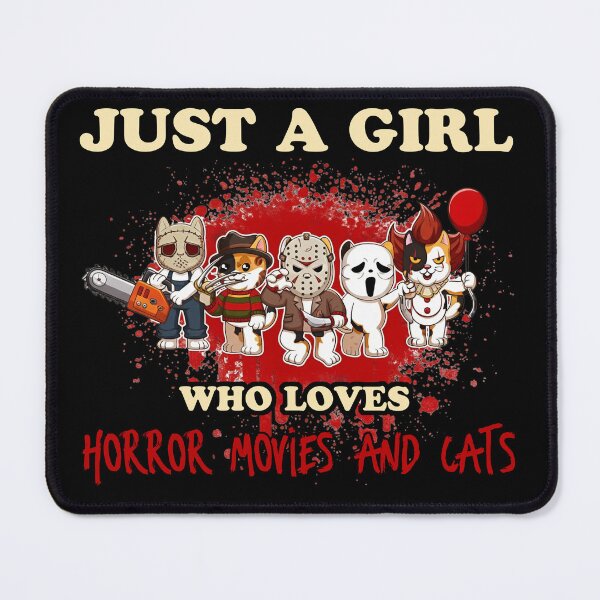 Item preview, Just a Girl Who Loves Horror Cats designed and sold by LashondaGreen89.