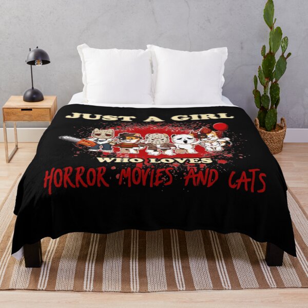 Item preview, Just a Girl Who Loves Horror Cats designed and sold by LashondaGreen89.