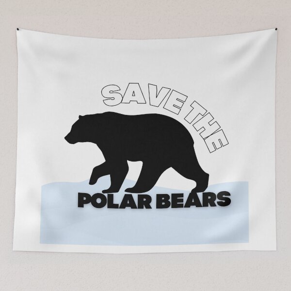 Item preview, Save the Polar Bears designed and sold by jswag4eva.