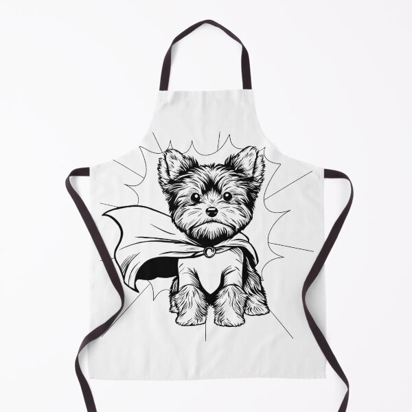 Item preview, Superdog Yorkie designed and sold by WildLakePatterns.