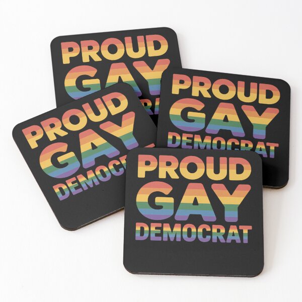 Item preview, Proud Gay Democrat LGBTQ Libera designed and sold by Formatage.