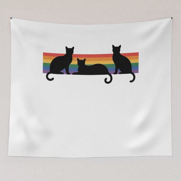 Item preview, Purride Cat Pride Ally LGBT Rainbow Animal Lovers designed and sold by Formatage.