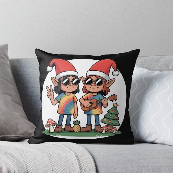 Item preview, Groovy Hippie Christmas Elves Design designed and sold by MonkiFlipp.
