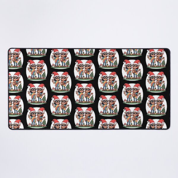 Item preview, Groovy Hippie Christmas Elves Design designed and sold by MonkiFlipp.