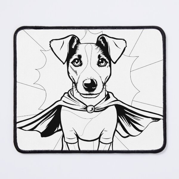 Item preview, Superdog Jack Russell designed and sold by WildLakePatterns.
