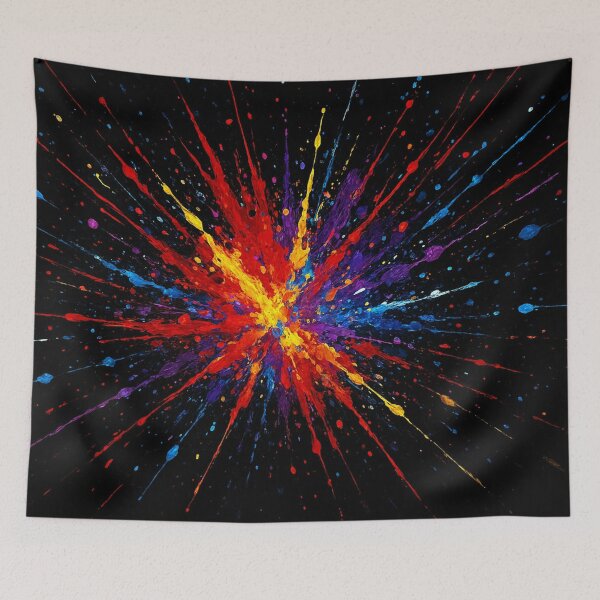 Item preview, A burst of color in a black room designed and sold by Sigtrix.