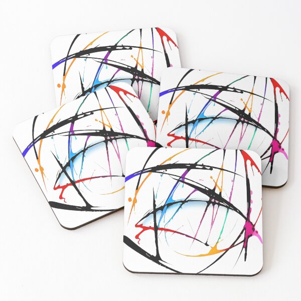 Item preview, Color Splash Abstract Expressionist Art Design designed and sold by Ekracreatives.