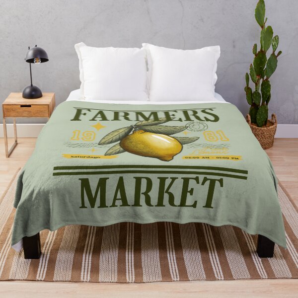 Item preview, Farmers Market Vintage Lemon Art designed and sold by CozyArtCo.