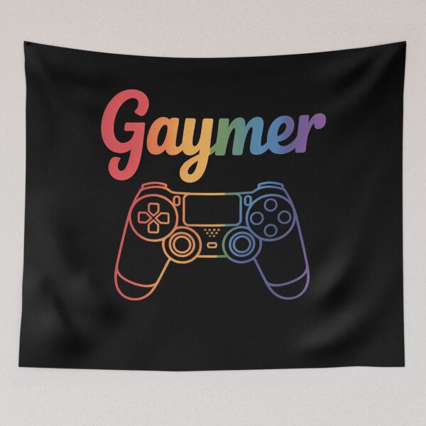 Item preview, Gaymer Gay Pride Rainbow Gamer Gaming LGBTQ Video Game designed and sold by Formatage.