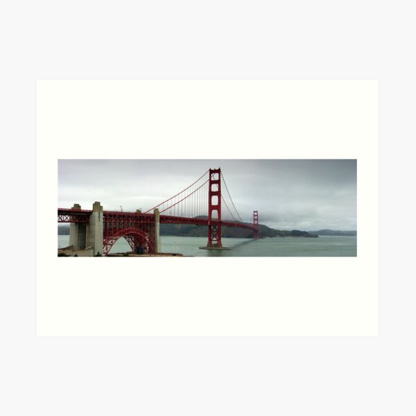Golden Gate panorama Art Print